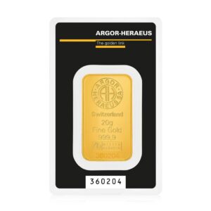 argor-heraeus 20g 999.9 investiciono zlato