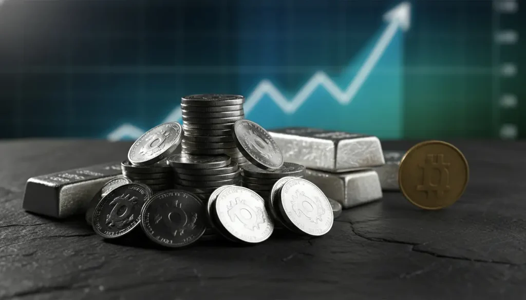 Srebro dostiže rekord od blizu 73 dolara dok opklade na Fed i slabiji dolar rasplamsavaju rast