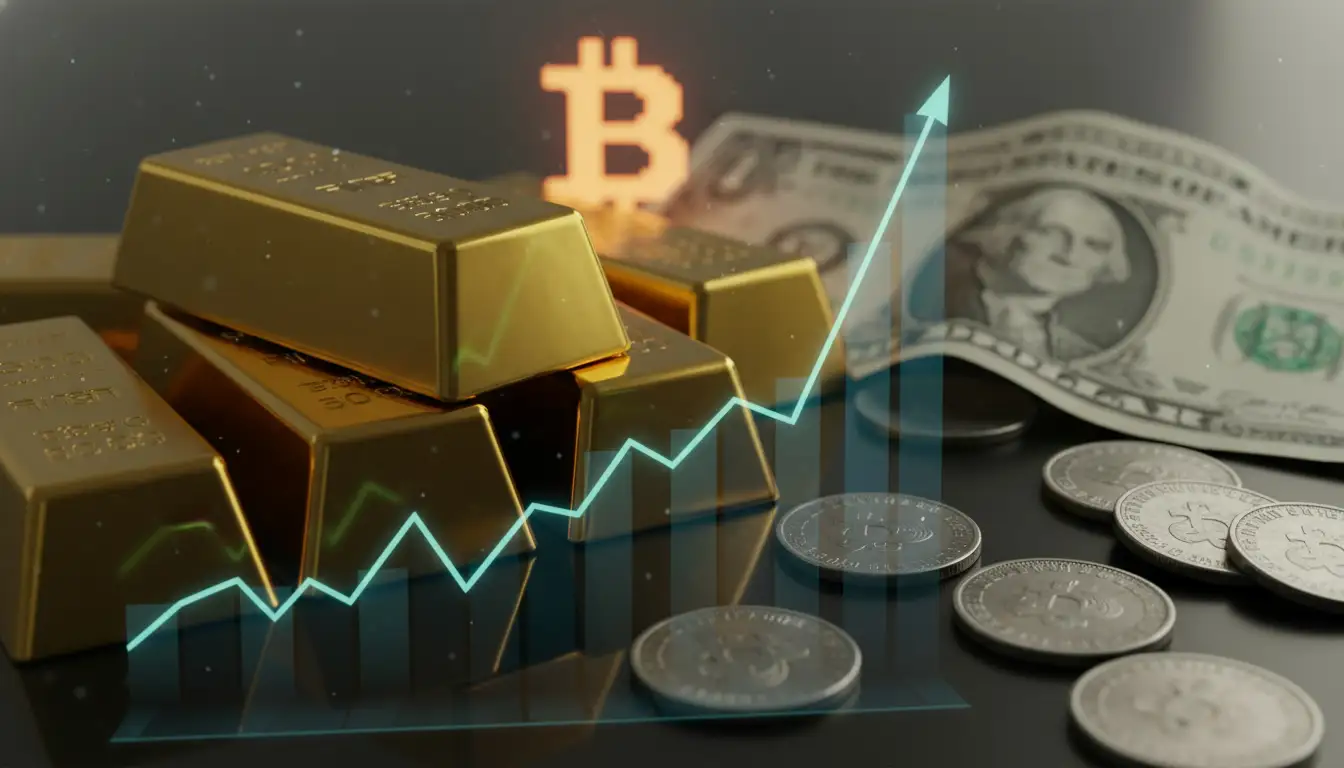 Kriza dolara i uspon plemenitih metala: Zašto zlato i srebro preuzimaju primat nad bitkoinom