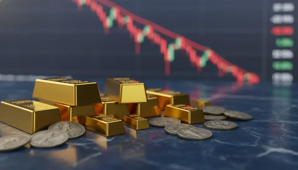 Trži&scaron;te plemenitih metala pred kraj 2025: &Scaron;ta donosi nagli pad cena zlata i srebra?