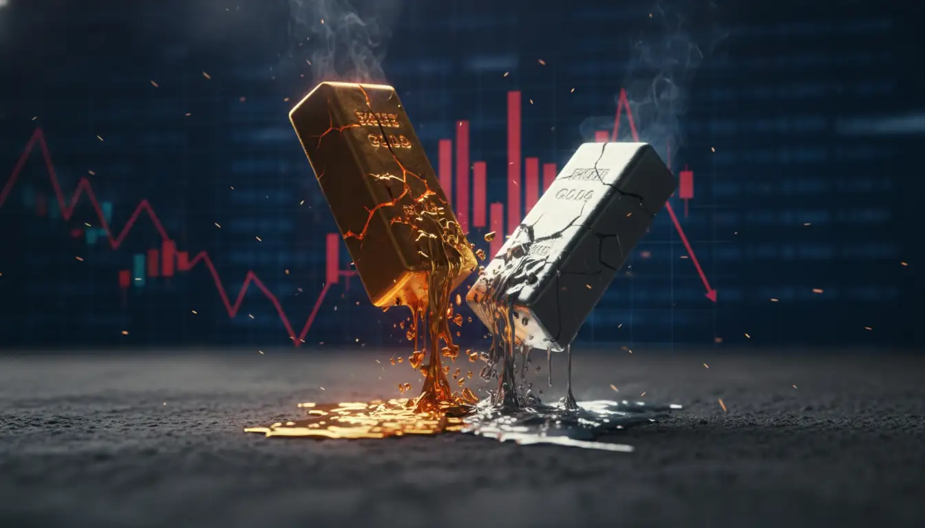 Tektonski poremećaj na tržištu plemenitih metala: Kraj ere 'besplatnog novca' oborio zlato i srebro