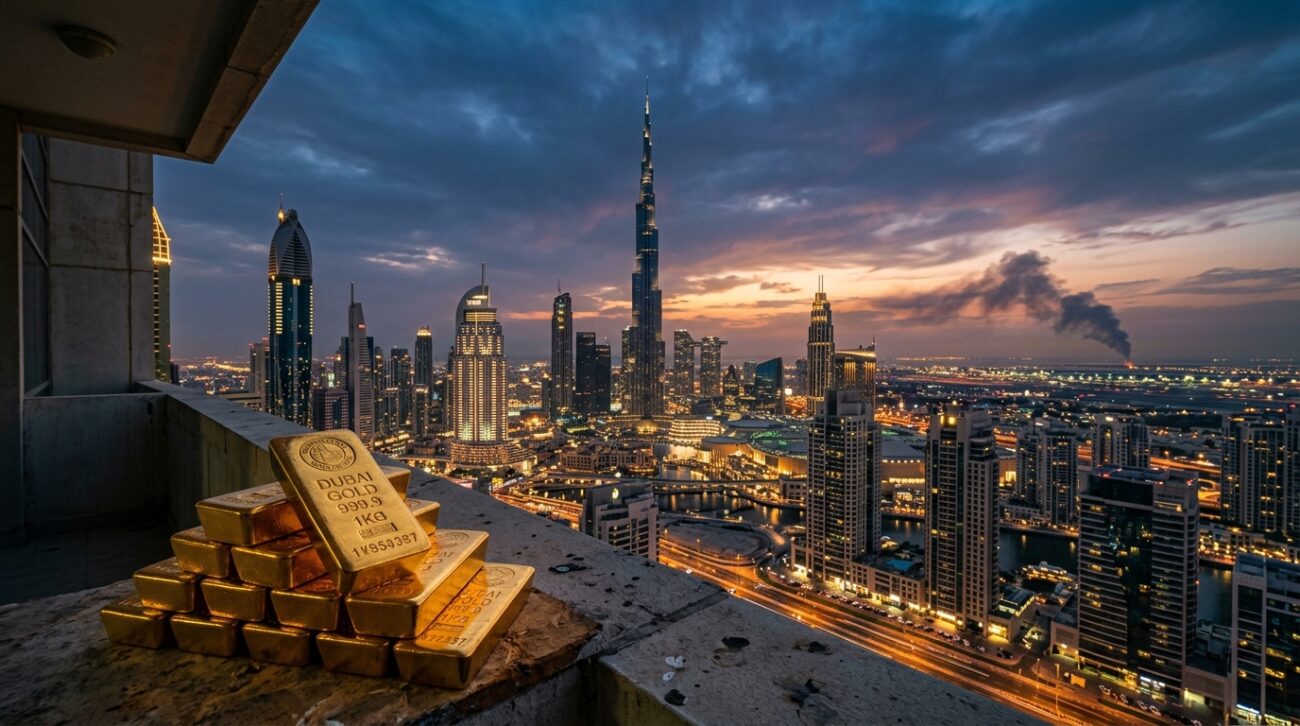 Dubajski zlatni koridor u gašenju: Kako rat sa Iranom blokira 20% svetske trgovine plemenitim metalima