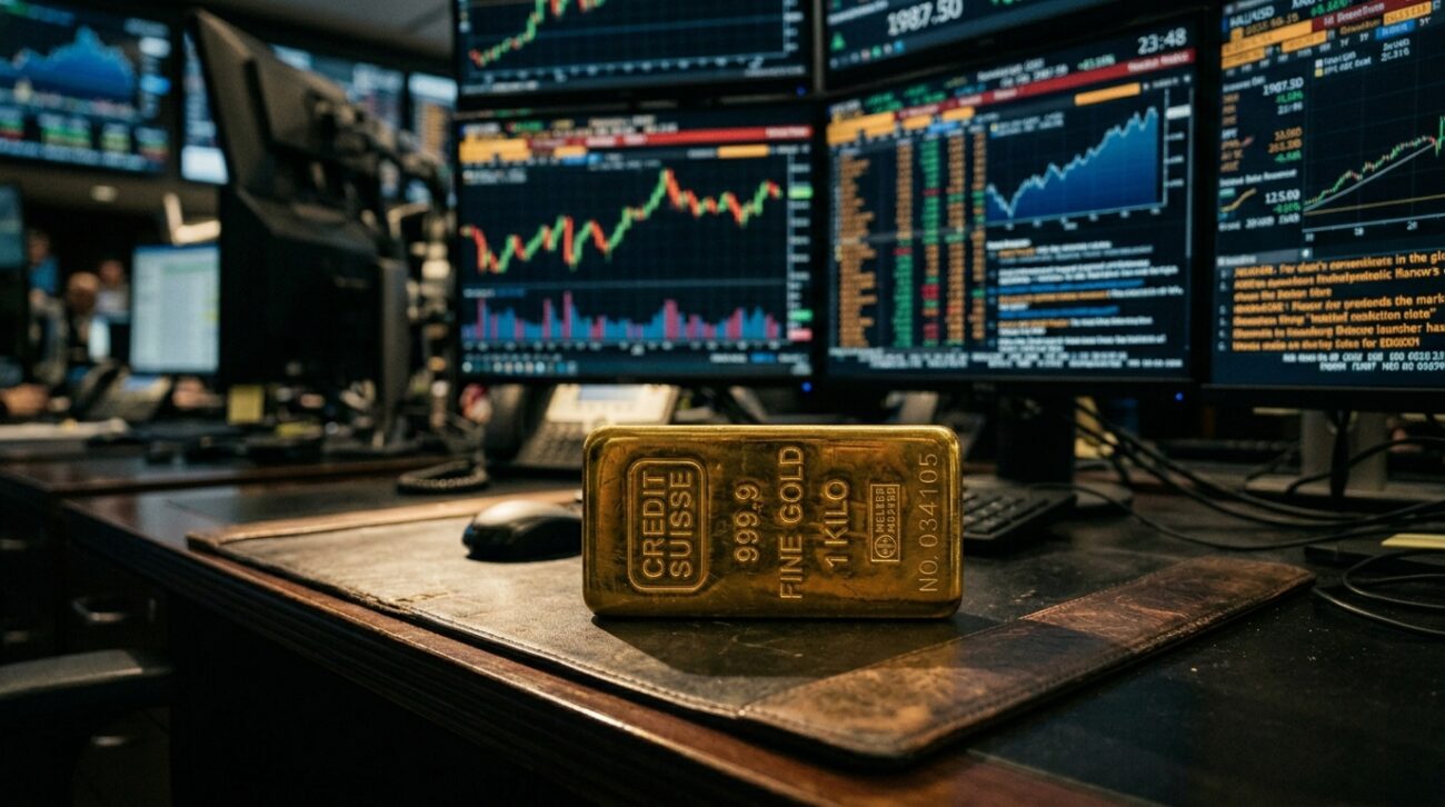 Zlato zarobljeno u uskom rasponu: Trgovci čekaju novi okidač za proboj