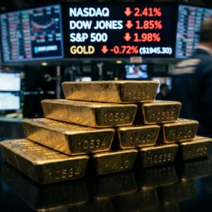 Zlato klizi ispod 5.200 dolara: Inflacija u SAD ostaje uporna, Fed odlaže rezanje kamatnih stopa