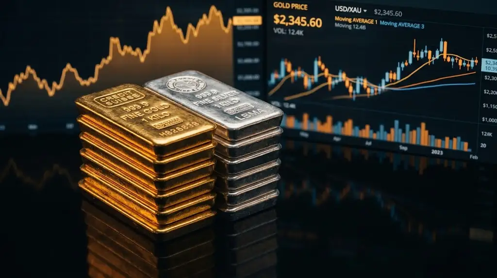 Zlato čeka proboj, srebro se oporavlja: plemeniti metali ponovo na radarima investitora