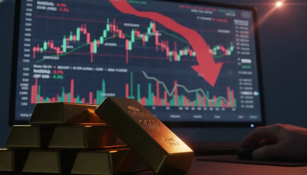 Pad cene zlata na svetskim trži&scaron;tima: Geopolitičke tenzije i jak dolar koriguju vrednost plemenitih metala