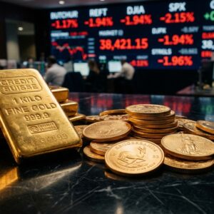 Cena zlata pala za 0,83% — geopolitička napetost i jak dolar pritiskaju tržište plemenitih metala