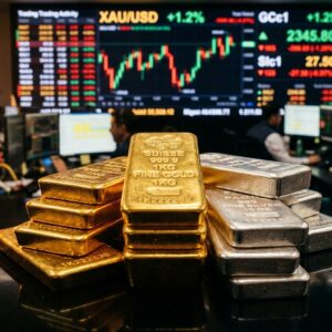 Zlato i srebro gube zamah: Tržište čeka novi okidač usred rata na Bliskom istoku i smene na čelu Feda