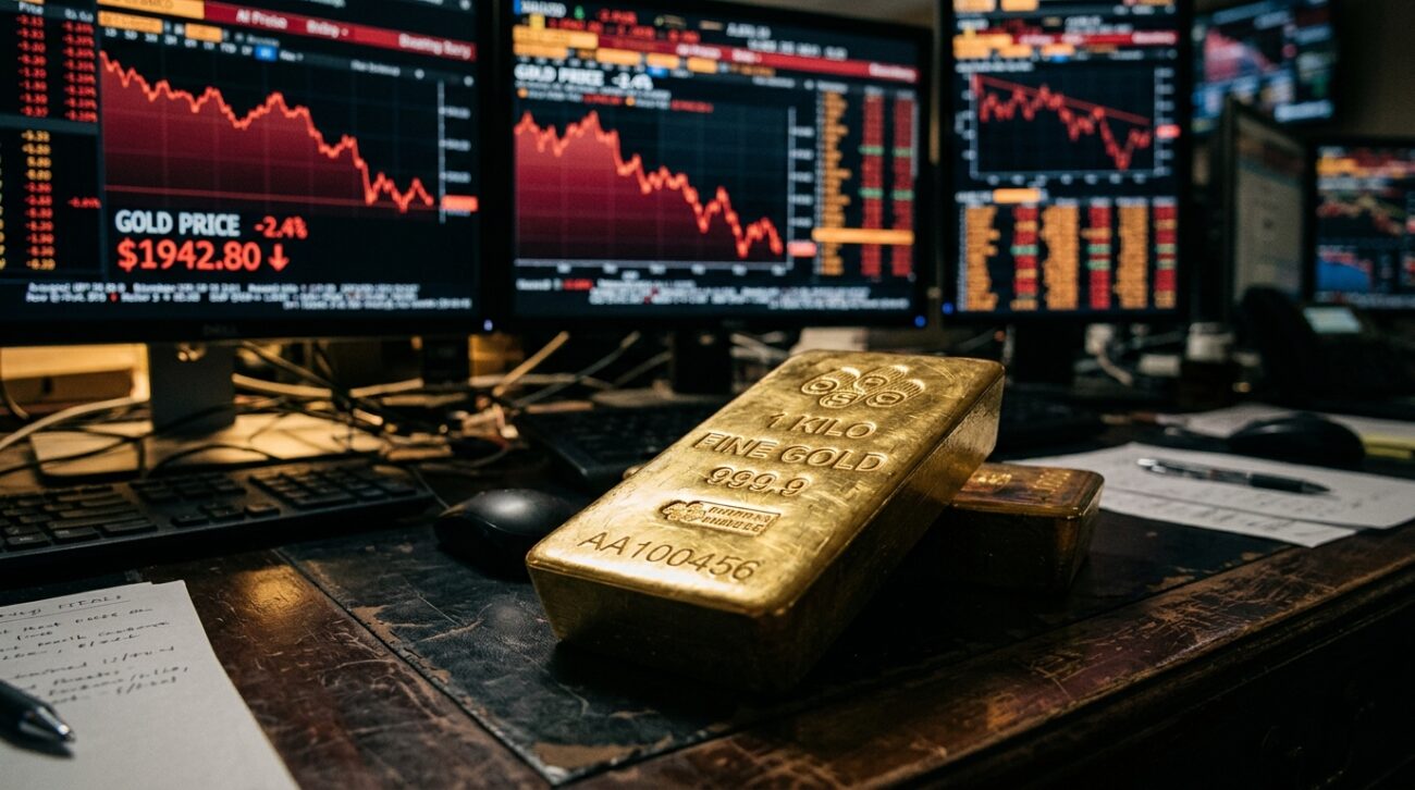 Zlato pod pritiskom: Fed, geopolitika i tehnička slika govore isto