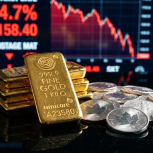 Zlato i srebro pod snažnim pritiskom: Jači dolar i rast prinosa obveznica ruše cene plemenitih metala