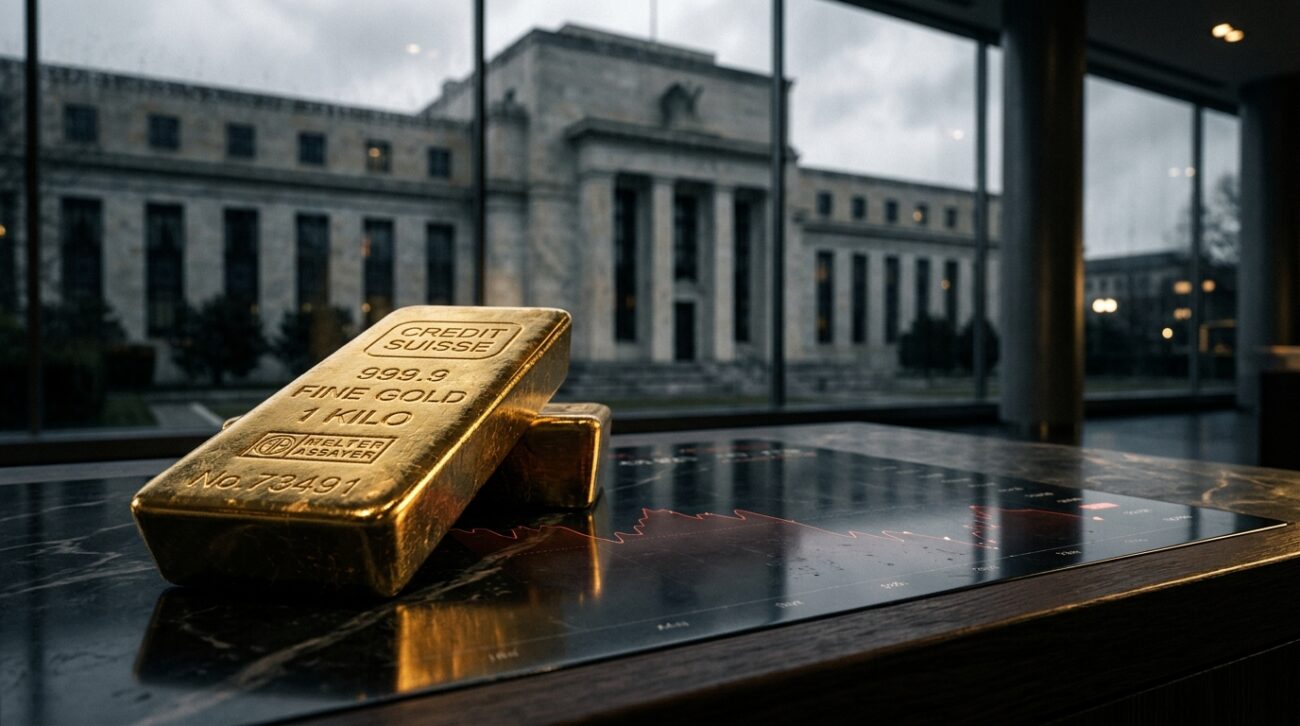 Fed zatvorio vrata smanjenju kamatnih stopa — zlato pod dvostrukim pritiskom
