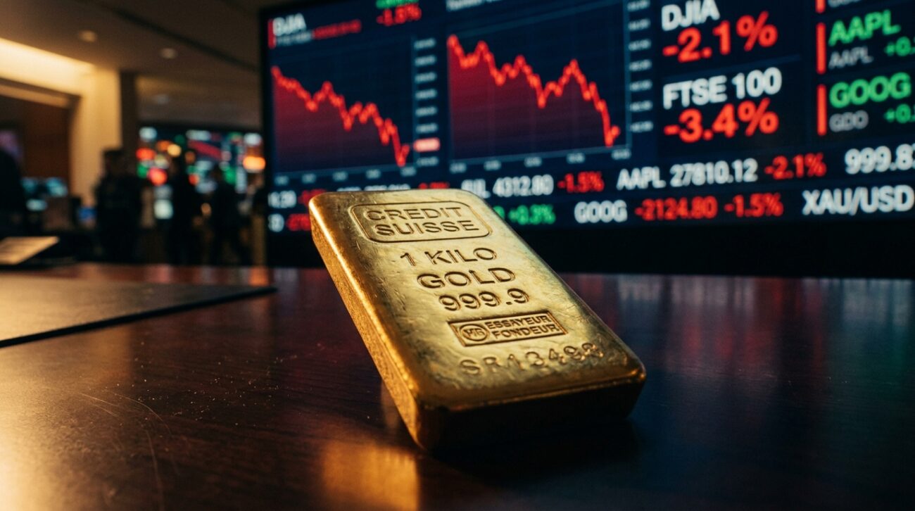 Tehnološki slom oborio plemenite metale: Zlato palo ispod $4.150, srebro izgubilo više od 5%
