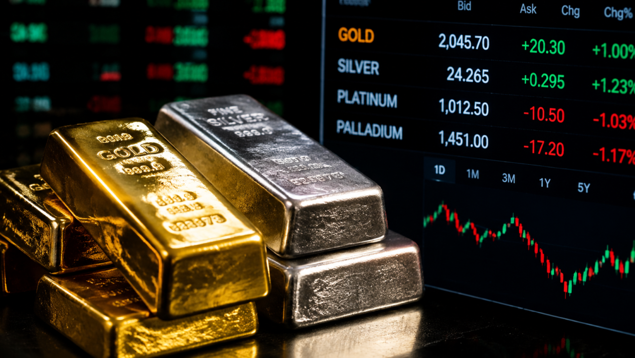 Proboj plemenitih metala: Zlato i srebro na novim vrhuncima dok dolar tone ispod 99 poena