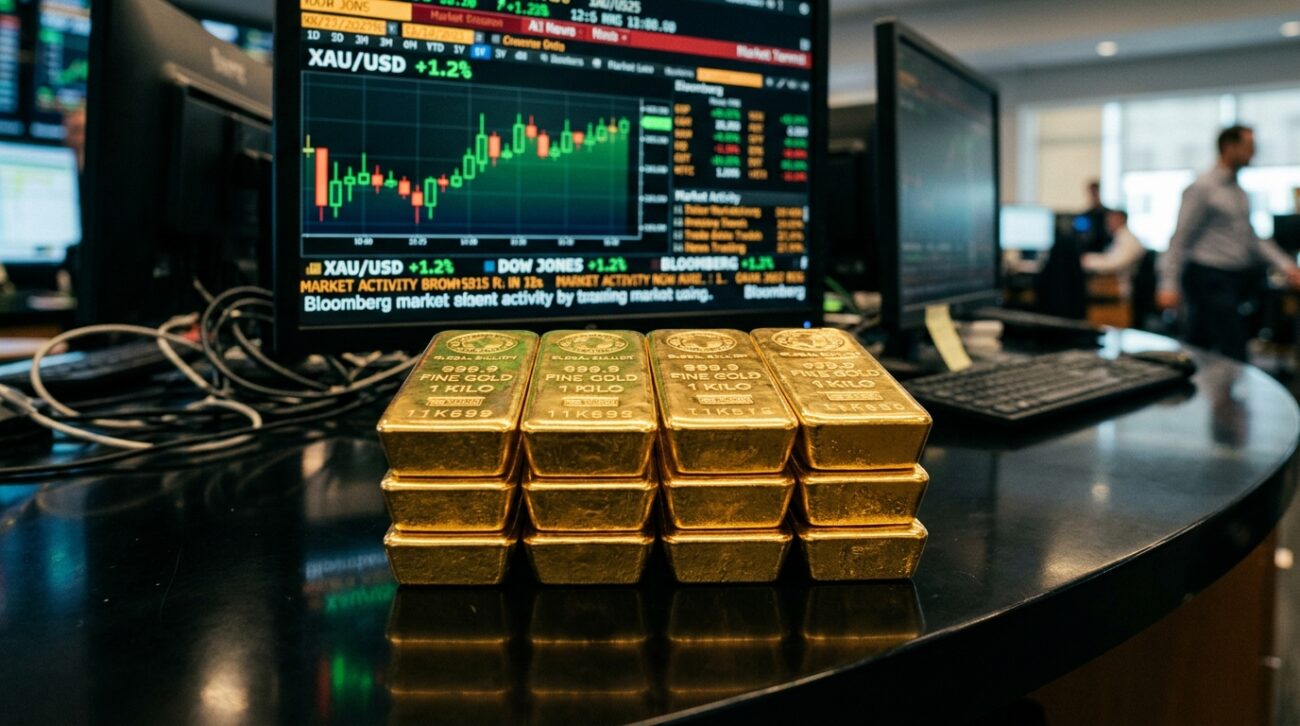 Zlato juriša ka granici od 4.400 dolara dok verovatnoća novog rasta kamata Feda pada na 30 odsto