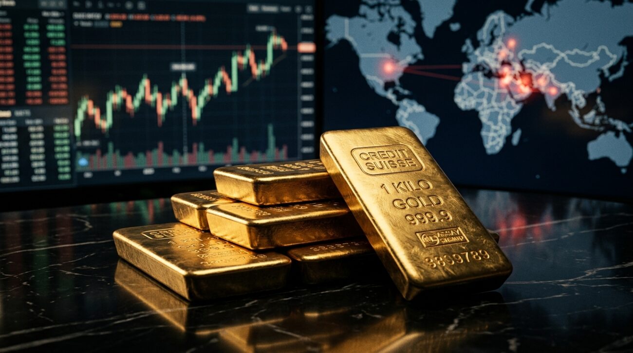 Cena zlata stabilizovana iznad 4.300 dolara: Geopolitički rizici prete oporavku dok Fed usporava sa kamatama