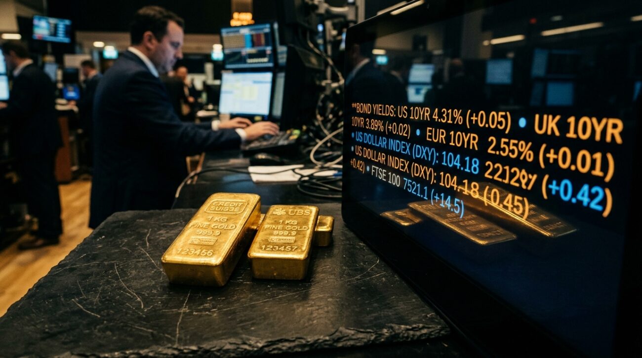 Zlato pod pritiskom ispod 4.300 dolara: Očekivanja rasta kamata Feda i tenzije sa Iranom jačaju dolar