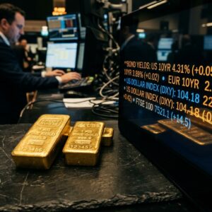 Zlato pod pritiskom ispod 4.300 dolara: Očekivanja rasta kamata Feda i tenzije sa Iranom jačaju dolar