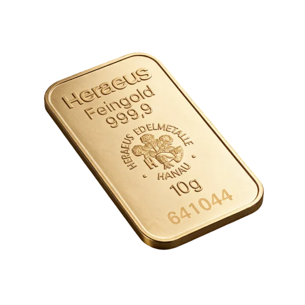 Zlatna poluga 10 g Heraeus