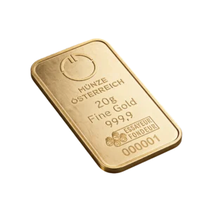 M&uuml;nze &Ouml;sterreich &mdash; zlatna poluga 20 g
